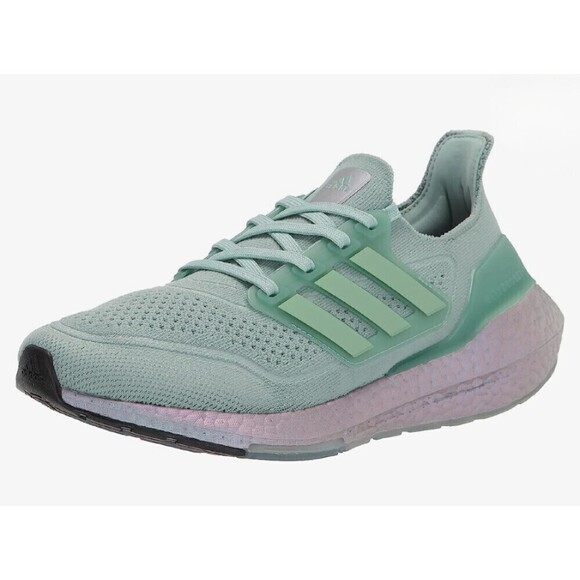 ADIDAS Original UltraBoost 21 in Hazy Green, 7.5 - Picture 1 of 16